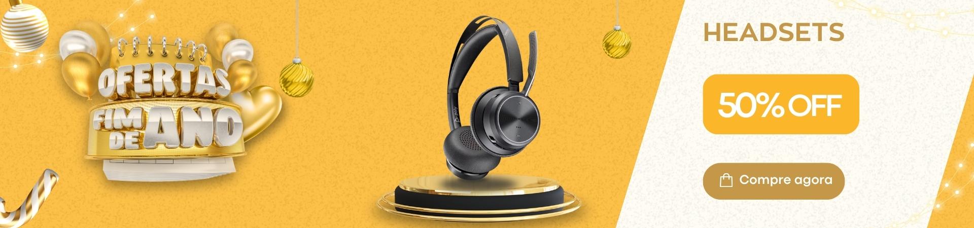 Banner Desk - Headset - Até 50%OFF 